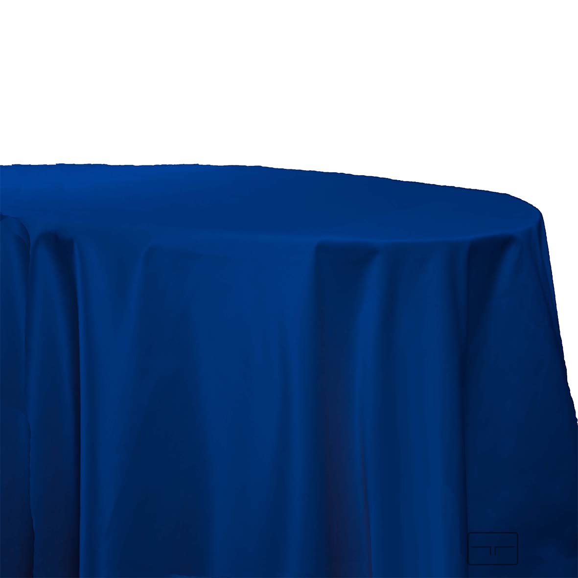 Tischdecke, rund blau von Giordana by Gaby Wimmer