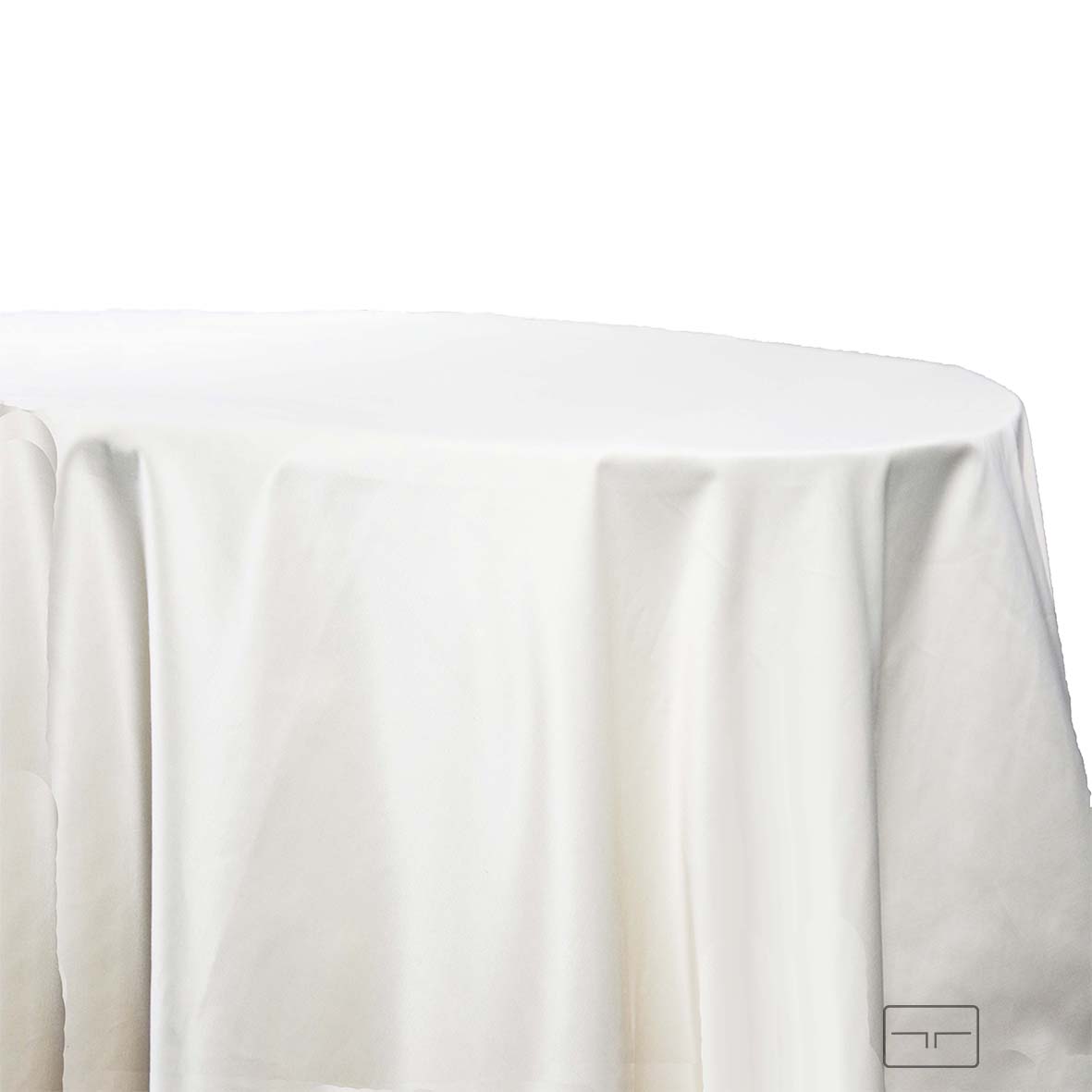 Tischdecke weiss rund von Giordana by Gaby Wimmer