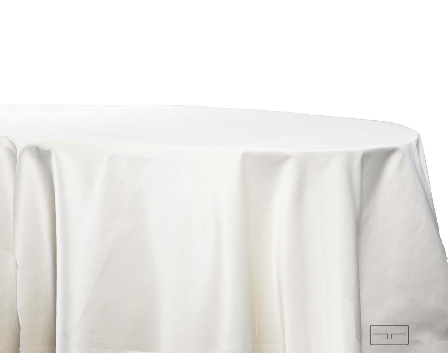 Tischdecke, oval weiss von Giordana by Gaby Wimmer