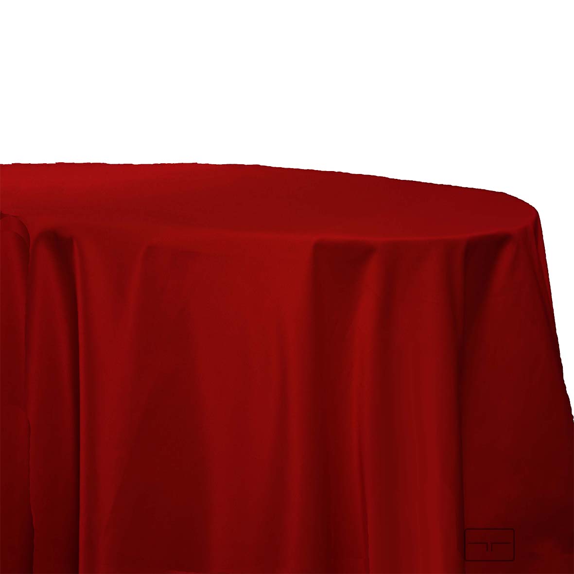 Tischdecke, rund rot von Giordana by Gaby Wimmer